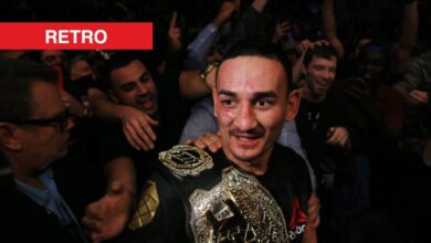 Max Holloway cut interview with Joe Rogan short and stormed out of cage after dominating unique UFC champion
