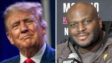 Derrick Lewis: “We don’t like the FBI right now, me and Donald Trump.”