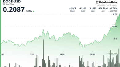 DOGE Advances 5% on Late-Session Rally as Whale Activity Returns
