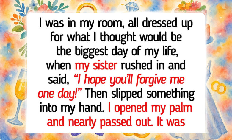 I Left My Fiancé Right Before the Wedding After Reading a Confession From My Sister