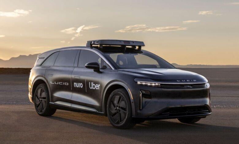 Uber partners with Lucid to bring 20,000+ robotaxis to the streets, with a U.S. launch in 2026