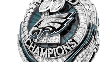 Eagles Super Bowl LIX rings (featuring pop out wings) are here!