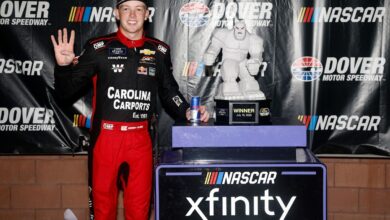 Connor Zilisch wins rain-shortened NASCAR Xfinity race at Dover