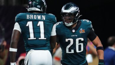 A.J. Brown to Saquon Barkley: “I know it ain’t easy, but we gotta do this again”