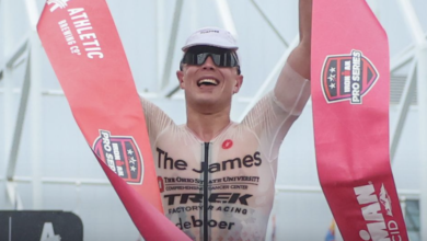 [VIDEO] IM Lake Placid Winner Matthew Marquardt Tells Spectator Not to Run Alongside Him