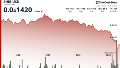 Shiba Inu Tanks 7% With Broader Market, But Outperforms DOGE