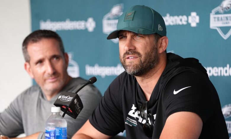 Howie Roseman, Nick Sirianni talk roster building as Eagles training camp gets underway