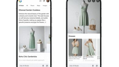 Google AI Mode will generate fake clothes to help you buy real ones