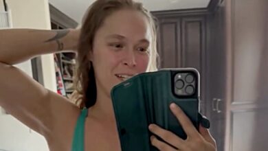 Ronda Rousey shows off body transformation six months after giving birth