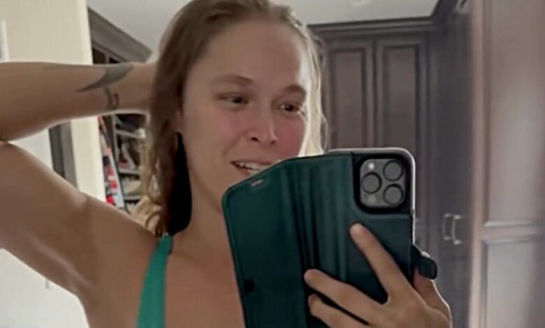 Ronda Rousey shows off body transformation six months after giving birth