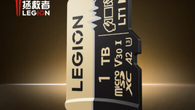 Lenovo launches fast microSD cards for Legion Y700 Gen 4 gaming tablet with up to 1 TB capacities