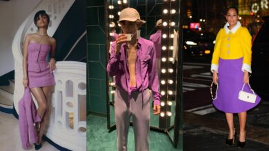 Glam, Easy, a Little Bit Sleazy: Electric Purple Is Fall’s Color-To-Watch