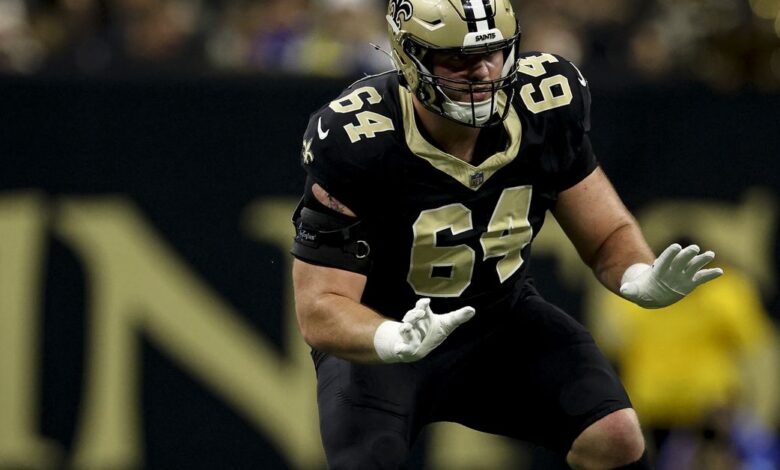 Saints OL Nick Saldiveri to be placed on IR