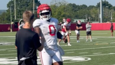 WATCH: Arkansas Razorbacks Fall Camp, Practice 5