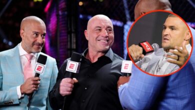 Joe Rogan makes return for UFC 319 and is joined by Dustin Poirier for first event since retirement