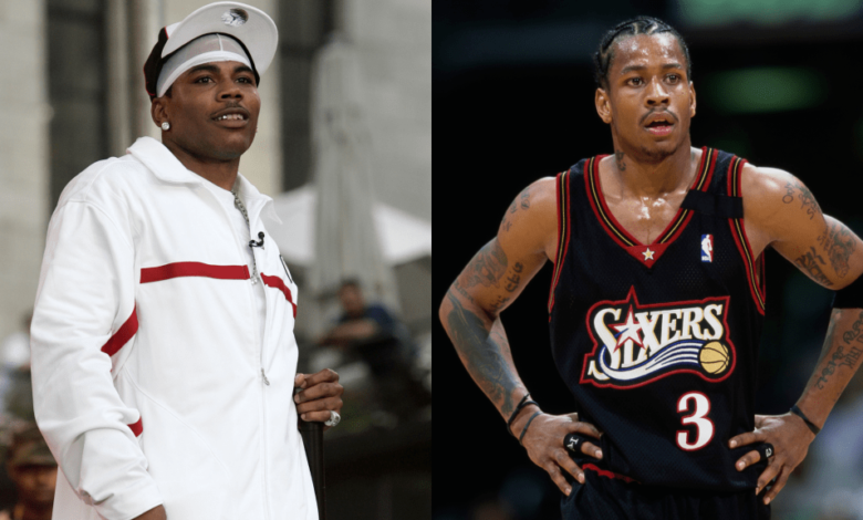 Nelly’s Forgotten Rivalry With Allen Iverson Resulted In This Legendary Sports Moment