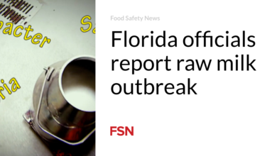 Florida officials report raw milk outbreak