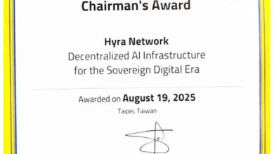 Hyra Network Wins Prestigious Chairman’s Award 2025 at WITSA Global AI Summit