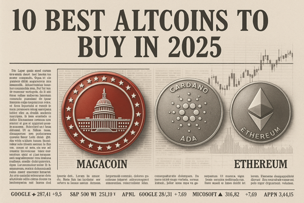 10 Best Altcoins to Buy in 2025 — MAGACOIN, Cardano and Ethereum Highlighted by Analysts