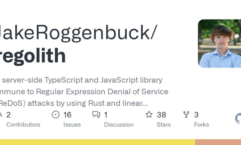 Show HN: Regolith – Regex library that prevents ReDoS CVEs in TypeScript