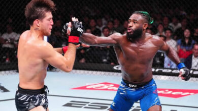 Aljamain Sterling reveals injury following UFC Shanghai win over Brian Ortega