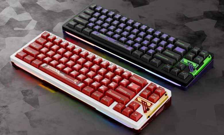 Chilkey Slice68 HE: New Evangelion-themed Hall effect gaming keyboard on the way
