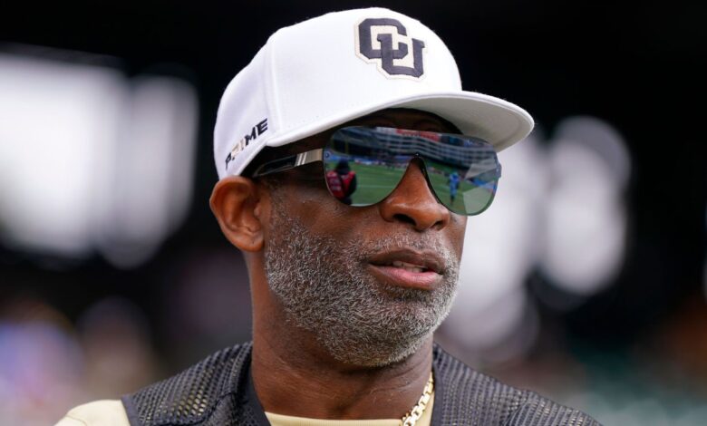 Buffs put bathroom on sideline for Coach Prime