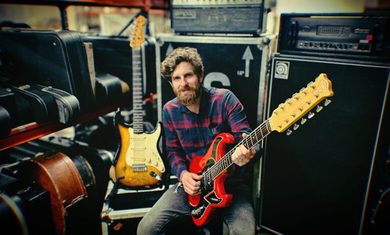 A rare 12-string guitar that Mark Knopfler “borrowed” for 50 years is now up for auction