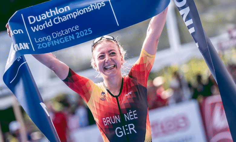 Domanico and Brunnée crowned Long Distance Duathlon World Champions at Powerman Zofingen 2025