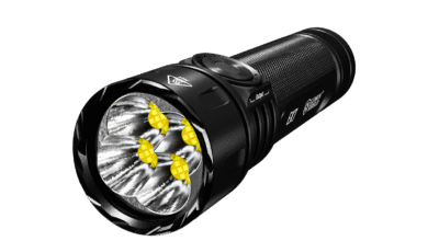 Nitecore releases compact EX7 flashlight with 20 LEDs in four groups