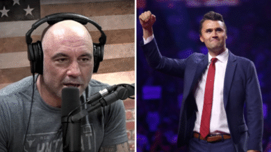 Joe Rogan reacts to Charlie Kirk’s death LIVE during podcast