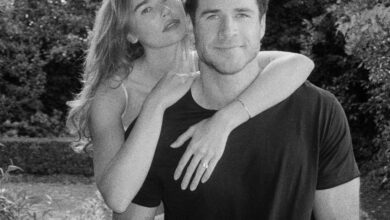 Liam Hemsworth and model Gabriella Brooks confirm engagement with massive diamond ring