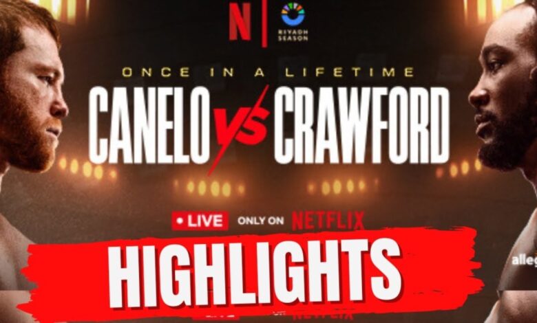 Canelo Alvarez vs. Terence Crawford Highlights