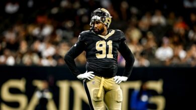 Saints rookie ruled out for the rest of the season with injury