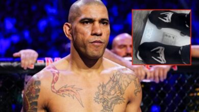 Alex Pereira shows he faces huge weight cut after stepping on the scale two weeks before UFC 320