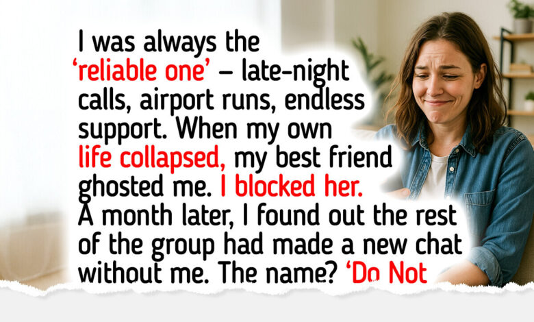 My Best Friend Leaned on Me for Years, Then Vanished When I Needed Support