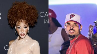 Winnie Harlow Sparks Mixed Reactions With Joke About Her & Chris Brown Being “Michael Jackson’s Kids” (PHOTO)