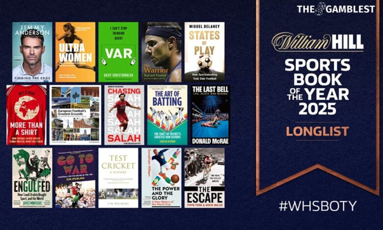 William Hill Sports Book of the Year Award 2025 Longlist Announced