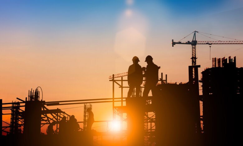 UK construction activity August 2025