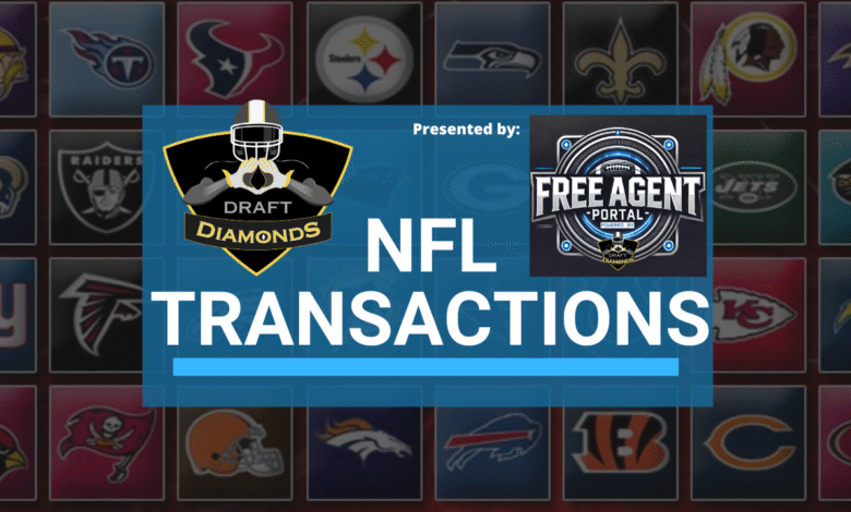NFL Transactions for October 3, 2025 | Presented by The Free Agent Portal